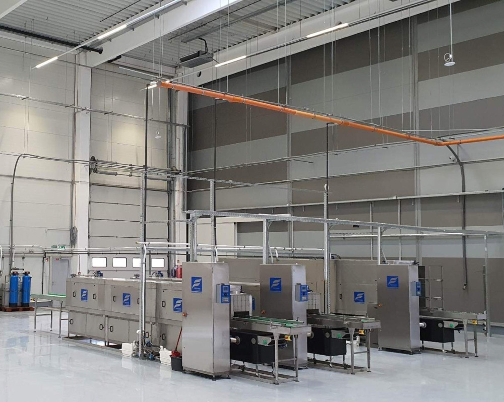 Rekuperační jednotka k myčkám přepravek